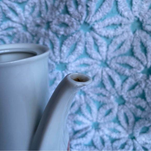 Vintage Teapot & Sugar bowl set Danish folk art partridge bird design MCM - Picture 6 of 8